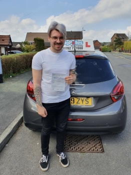 A big congratulations to Josh Love. Josh passed his driving test today at Cobridge Driving Test Centre. First time and with just 3 driver faults.<br />
Well done Josh - safe driving from all at Craig Polles Instructor Training and Driving School. 🙂🚗<br />
Driving instructor-Dave Wilshaw