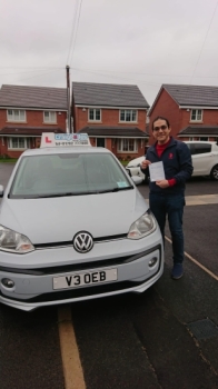 A big congratulations to Mohamed Emeira. Mohamed passed his driving test today at Newcastle Driving Test Centre at his First attempt. <br />
Well done Mohamed- safe driving from all at Craig Polles Instructor Training and Driving School. 🙂🚗<br />
Automatic Driving instructor-Debbie Griffin