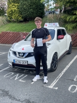 A big congratulations to Brandon Lowe.🥳<br />
Brandon passed his driving test at Macclesfield Driving Test Centre. First attempt and with just 3 driver faults.<br />
Well done Brandon safe driving from all at Craig Polles Instructor Training and Driving School. 🙂🚗<br />
Driving instructor-Andrew Corrigan