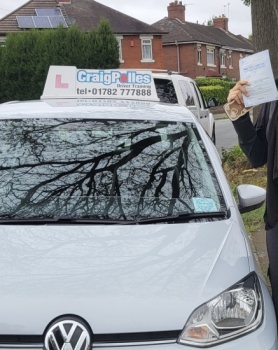 A big congratulations to a shy Gulnaz Sohail.🥳<br />
Gulnaz passed her driving test today at Newcastle Driving Test Centre, with just 5 driver faults.<br />
Well done Gulnaz safe driving from all at Craig Polles Instructor Training and Driving School. 🙂🚗<br />
Automatic Driving instructor-Debbie Griffin