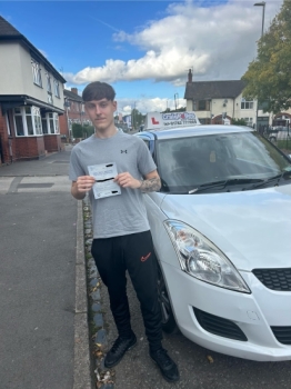 A big congratulations to Nathaniel Gorny.🥳<br />
Nathaniel passed his driving test today at Cobridge Driving Test Centre, with just 3 driver faults.<br />
Well done Nathaniel safe driving from all at Craig Polles Instructor Training and Driving School. 🙂🚗<br />
Driving instructor-Anita Pepper