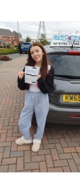 A big congratulations to Casey Johnson.🥳<br />
Casey passed her driving test today at Crewe Driving Test Centre. First attempt and with just 6 driver faults.<br />
Well done Casey safe driving from all at Craig Polles Instructor Training and Driving School. 🙂🚗<br />
Driving instructor-Dave Wilshaw