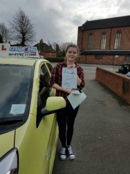A big congratulations to Amy Bayliss Amy passed her<br />
<br />
driving test today at Newcastle Driving Test Centre First time and with just 3 driver faults <br />
<br />
Well done Amy - safe driving from all at Craig Polles Instructor Training and Driving School 🚗😃