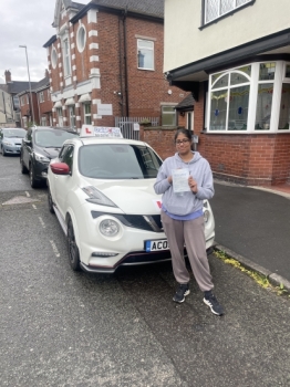 A big congratulations to Kaur Deo.🥳<br />
Kaur passed her driving test at Cobridge Driving Test Centre, with just 1 driver fault.<br />
Well done Kaur safe driving from all at Craig Polles Instructor Training and Driving School. 🙂🚗<br />
Driving instructor-Andrew Corrigan