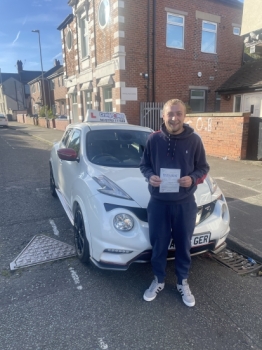 A big congratulations to Nathan Gidman.🥳<br />
Nathan passed his driving test today at Cobridge Driving Test Centre. First attempt and with 7 driver faults.<br />
Well done Nathan safe driving from all at Craig Polles Instructor Training and Driving School. 🙂🚗<br />
Driving instructor-Andrew Corrigan