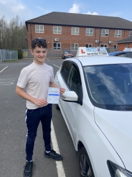 A big congratulations to Matthew Peacham. Matthew passed his driving test today at Newcastle Driving Test Centre. First time and with just 4 driver faults.<br />
Well done Matthew- safe driving from all at Craig Polles Instructor Training and Driving School. 🙂🚗<br />
Driving instructor-Gareth Butler