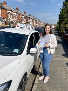 A big congratulations to Lucy Chadwick. Lucy passed her driving test today at Crewe Driving Test Centre. First attempt with just 5 driver faults. <br />
Well done Lucy- safe driving from all at Craig Polles Instructor Training and Driving School. 🙂🚗<br />
Driving instructor-Gareth Butler