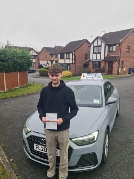 A big congratulations to Olly.🥳<br />
Olly passed his driving test at Cobridge Driving Test Centre at his first attempt. <br />
Well done Olly safe driving from all at Craig Polles Instructor Training and Driving School. 🙂🚗<br />
Driving instructor-Chris Elkin