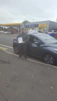 A big congratulations to Mathew Blandford, who has passed his driving test today at Cobridge Driving Test Centre.<br />
First attempt and with just 5 driver faults.<br />
Well done Mathew- safe driving from all at Craig Polles Instructor Training and Driving School. 🙂🚗<br />
Instructor-Joe O´Byrne