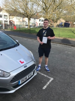A big congratulations to Owen Brough. Owen passed his driving test today at Cobridge Driving Test Centre. First attempt and with just 3 driver faults.<br />
Well done Owen- safe driving from all at Craig Polles Instructor Training and Driving School. 🙂🚗<br />
Driving instructor-Andy Crompton