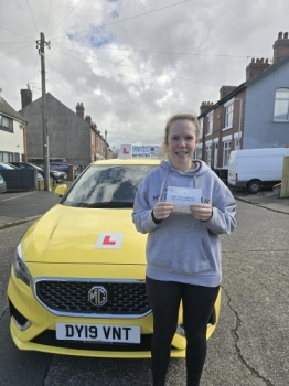A big congratulations to Emma Pepper.🥳Emma passed her driving test today at Newcastle Driving Test Centre. First attempt and with just 1 driver fault.Well done Emma safe driving from all at Craig Polles Instructor Training and Driving School. 🙂🚗Driving instructor-Paul Lees