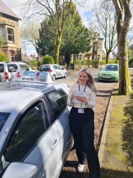 A big congratulations to Millie Knight.🥳<br />
Millie passed her driving test today at Buxton Driving Test Centre, with just 2 driver faults.<br />
Well done Millie-safe driving from all at Craig Polles Instructor Training and Driving School. 🙂🚗<br />
Driving instructor-Chris Elkin