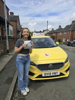 A massive congratulations to Emily Hargreaves.🥳<br />
Emily passed her driving test today at Cobridge Driving Test Centre. First attempt and without a single driver fault!<br />
Well done Emily- safe driving from all at Craig Polles Instructor Training and Driving School. 🙂🚗<br />
Driving Instructor-Paul Lees
