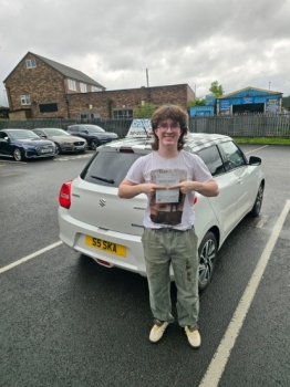 A big congratulations to Owen Bridgwood.🥳<br />
Owen passed his driving test today at Newcastle Driving Test Centre. First attempt and with just 4 driver faults.<br />
Well done Owen safe driving from all at Craig Polles Instructor Training and Driving School. 🙂🚗<br />
Driving instructor-Simon Smallman