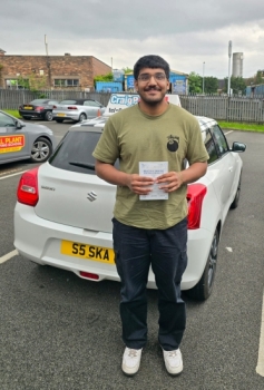 A big congratulations to Aljo Pulickan.🥳<br />
Aljo passed his driving test today at Newcastle Driving Test Centre, with just 3 driver faults. <br />
Well done Also safe driving from all at Craig Polles Instructor Training and Driving School. 🙂🚗<br />
Driving instructor-Simon Smallman