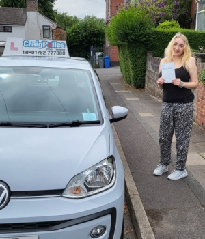 A big congratulations to Lili Whittaker.🥳Lili passed her driving test today at Newcastle Driving Test Centre, with just 6 driver faults.Well done Lili- safe driving from all at Craig Polles Instructor Training and Driving School. 🙂🚗Automatic Driving instructor-Debbie Griffin