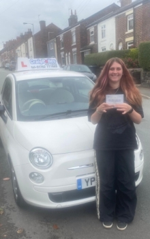 A big congratulations to Aleesha Bevan.🥳<br />
Aleesha passed her driving test today at Cobridge Driving Test Centre, with just 4 driver faults.<br />
Well done Aleesha safe driving from all at Craig Polles Instructor Training and Driving School. 🙂🚗<br />
Driving instructor-Garry Oliver