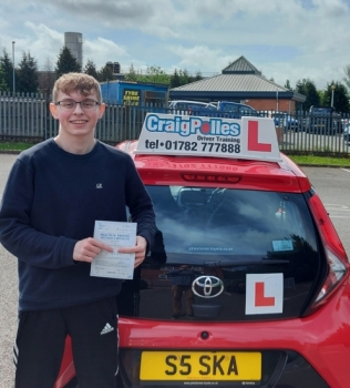 A big congratulations to Ben Twigge. Ben passed his driving test today at Newcastle Driving Test Centre, at his First attempt and with just 5 driver faults.<br />
Well done Ben- safe driving from all at Craig Polles Instructor Training and Driving School. 🙂🚗<br />
Driving instructor-Simon Smallman