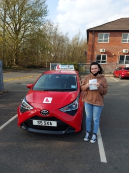 A big congratulations to Corienne McCashin. Corienne passed her driving test today at Newcastle Driving Test Centre. First time and with just 2 driver faults.<br />
Well done Corienne - safe driving from all at Craig Polles Instructor Training and Driving School. 🙂🚗<br />
Driving instructor-Simon Smallman
