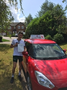 A big congratulations to Callum Sussex, who has passed his driving test today at Cobridge Driving Test Centre, with just 5 driver faults.<br />
Well done Callum- safe driving from all at Craig Polles Instructor Training and Driving School. 🙂🚗<br />
Instructor-Andy Crompton