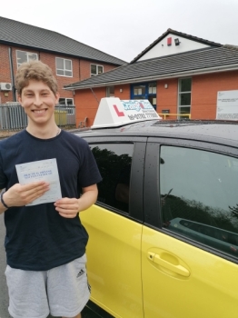 A big congratulations to Tom Kulyk. Tom passed his driving test today at Newcastle Driving Test Centre, at his First attempt. <br />
Well done Tom- safe driving from all at Craig Polles Instructor Training and Driving School. 🙂🚗<br />
Driving instructor-Bradley Peach