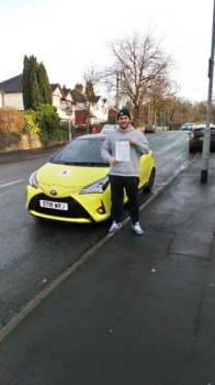 A big congratulations to Kyle Walton, who has passed his driving test today at Cobridge Driving Test Centre.<br />
First attempt and with just 4 driver fault.<br />
Well done Kyle - safe driving from all at Craig Polles Instructor Training and Driving School. :)<br />
Instructor-Brad Peach